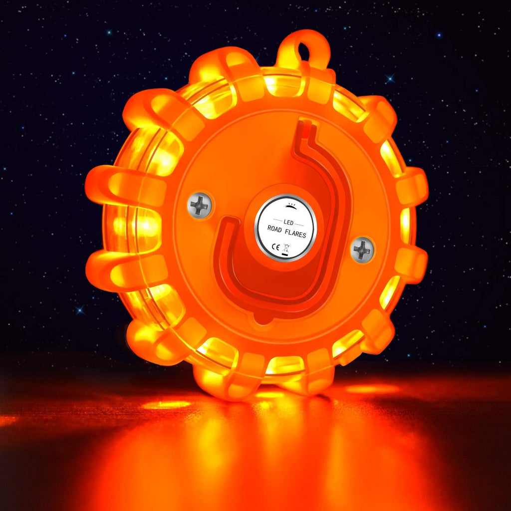 12 Pack LED Road Flares with Hook and Magnetic Base W5749