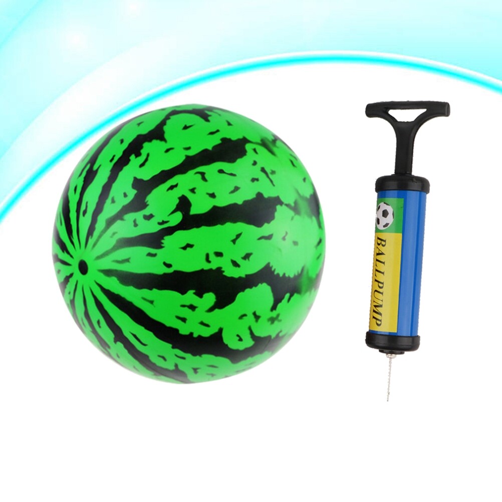 2Pcs 9 Inch Inflatable Bouncy Ball with Pump Kids Education Toys G817680