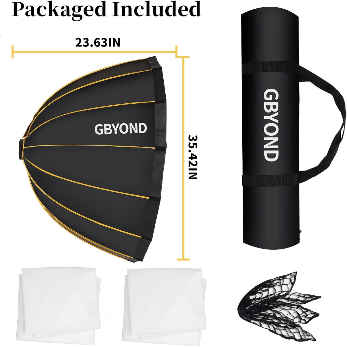 35inch/90cm Parabolic Softbox with Bowens Mount W9950