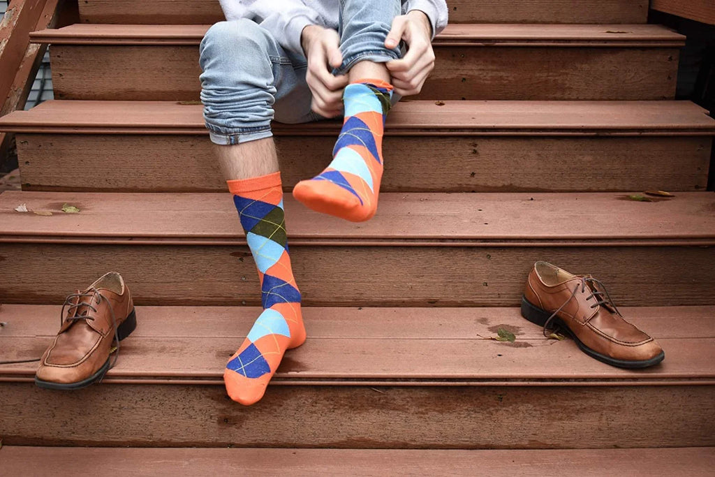 Colorful Funky Crew Socks 12 Pack D788677