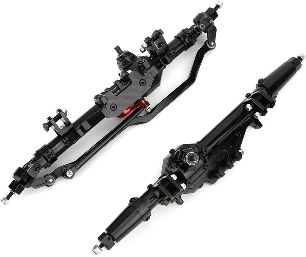2pcs Aluminum Alloy Front Rear Axle for RC Climbing Car N5617
