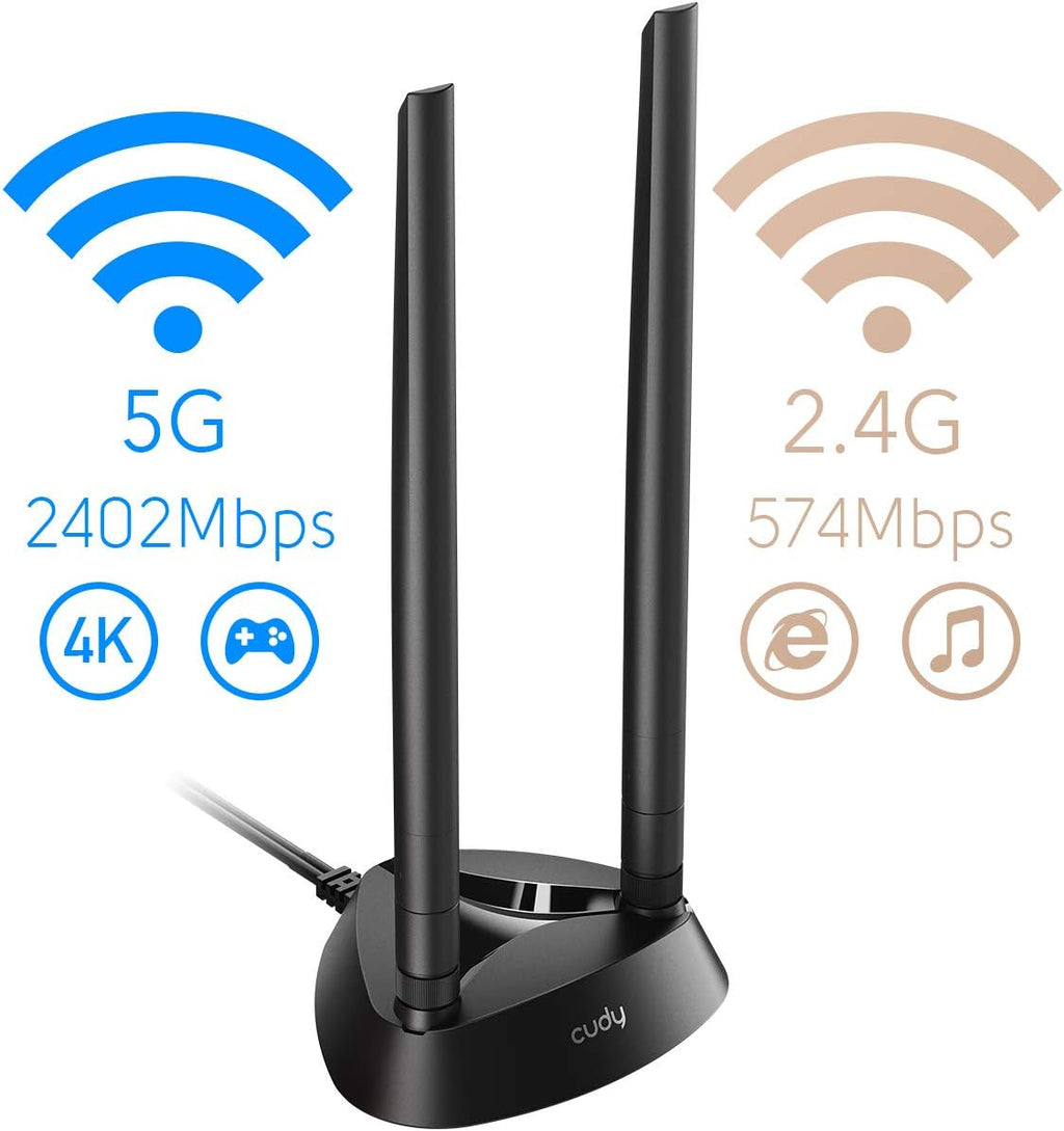 AX3000 WiFi 6 PCIe Card, Bluetooth 5.0 PCIe Adapter, Pack of 2 W542