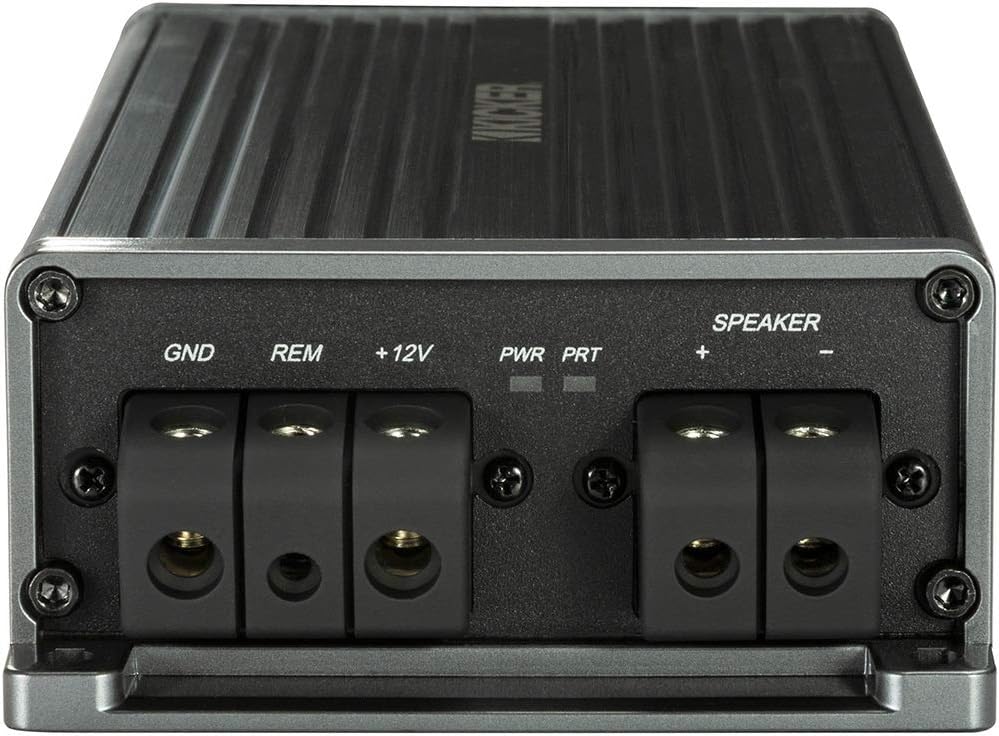 Black Digital Signal Processor Mono Subwoofer Amplifier Vehicle Audio System V173