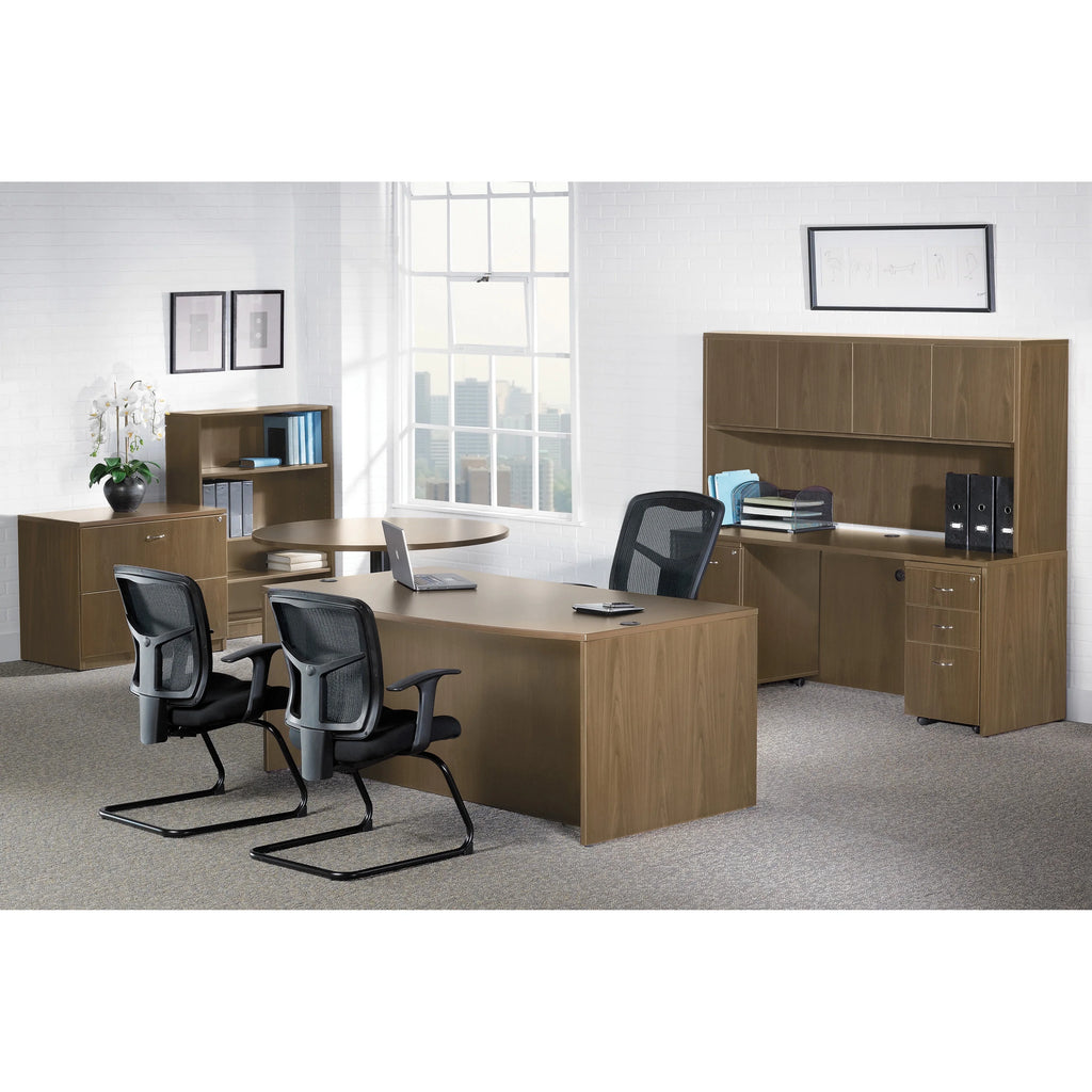 Walnut Laminate Oval Conference Table T8413