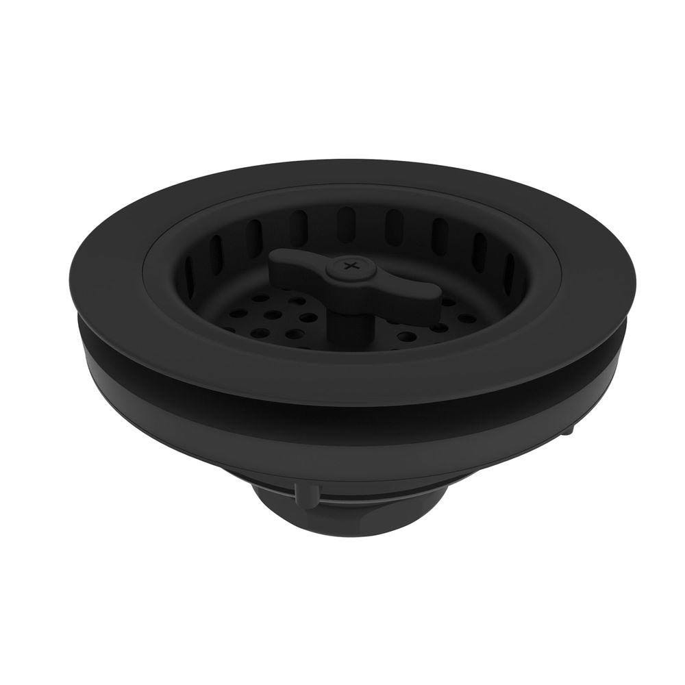 Flat Black Basket Strainer Set U564