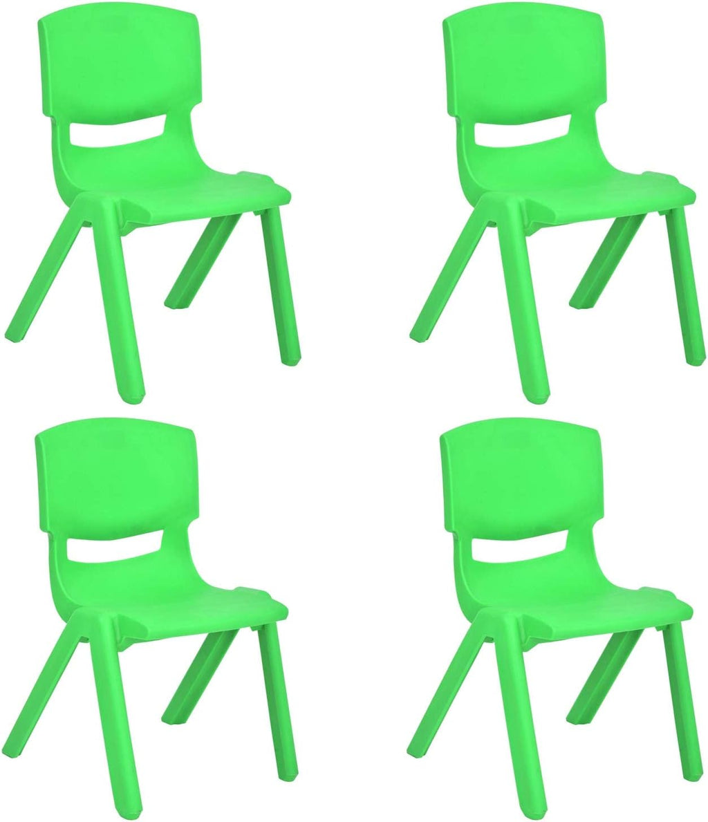 10 Pack Yellow Stackable Plastic Kids Learning Chairs H77502