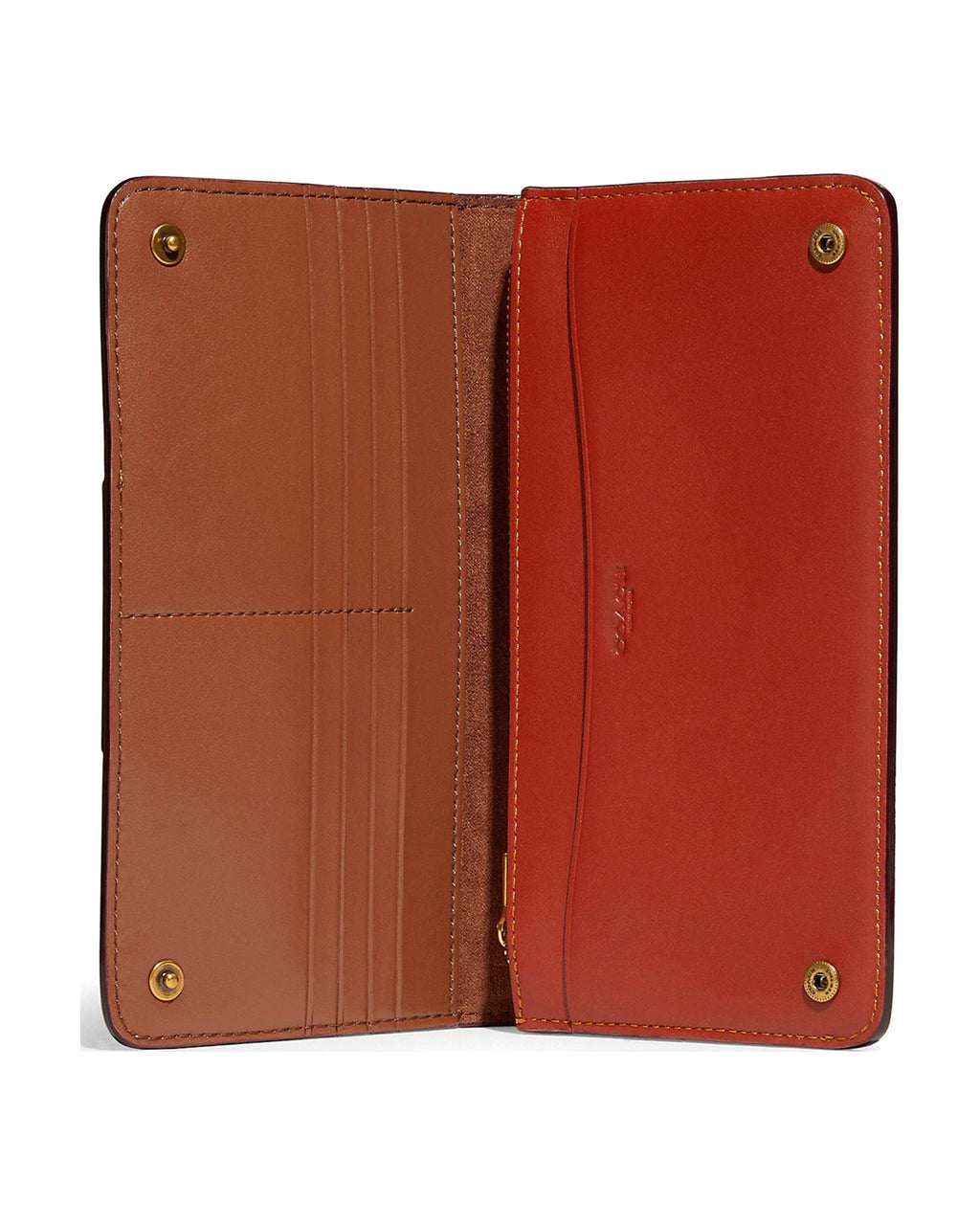 Slim Leather Wallet In Signature Canvas T743