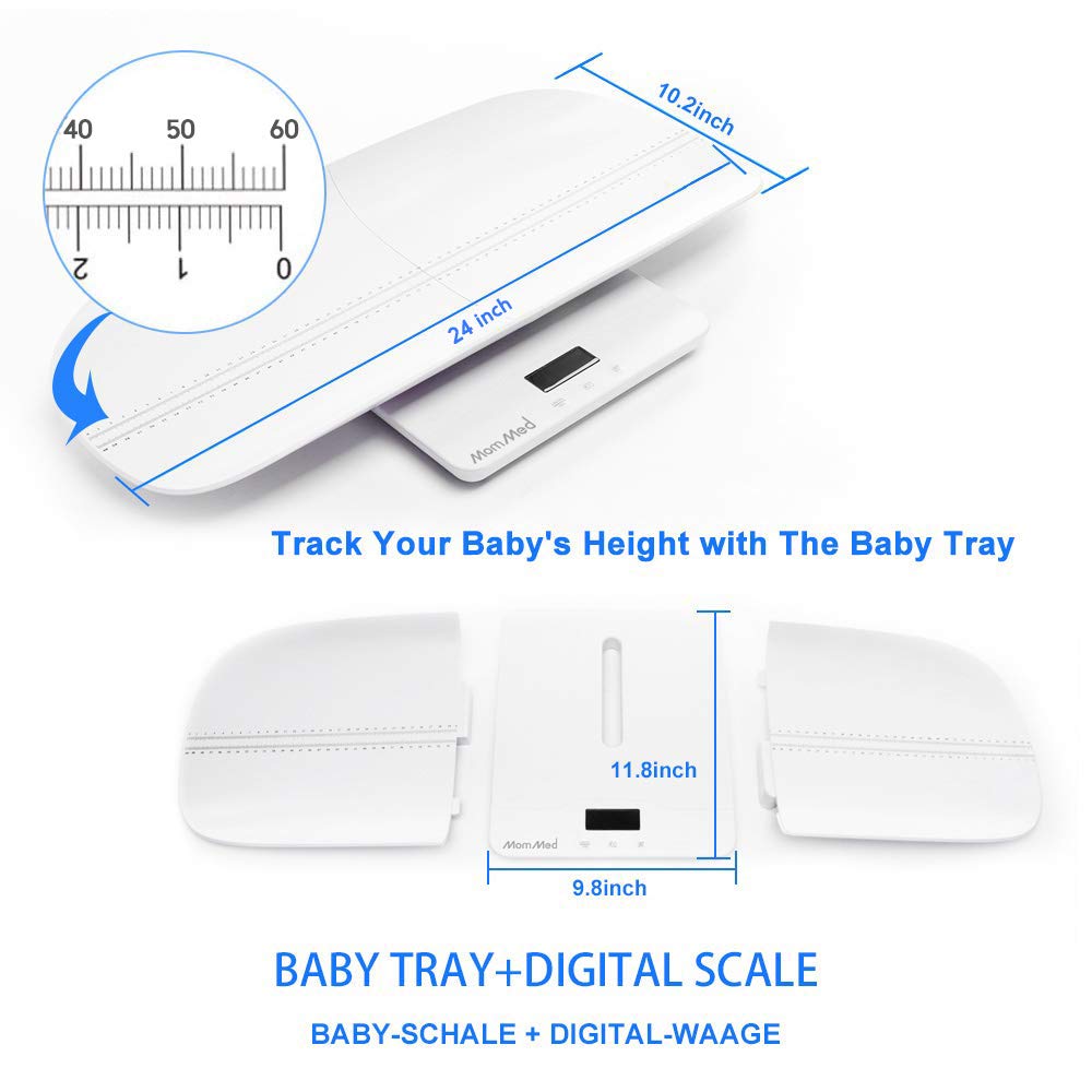 Pack of 2 Digital Baby Scale with Hold Function E37241