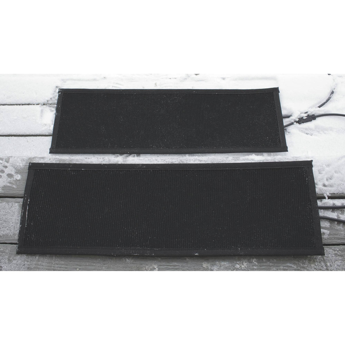 Heated Snow Melting Stair Mat 11x22 W x 3 ft L Connectable V71287