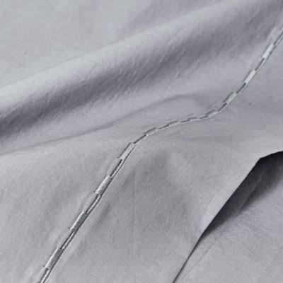 White Washed Percale California King Sheet Set Z6521