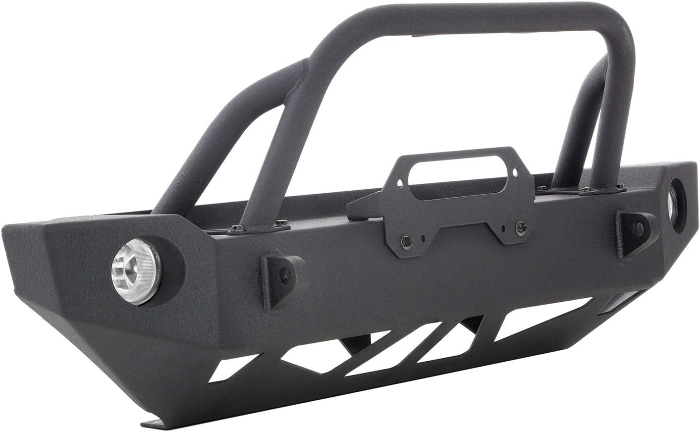Black Front Bumper for Jeep Wrangler JK V350