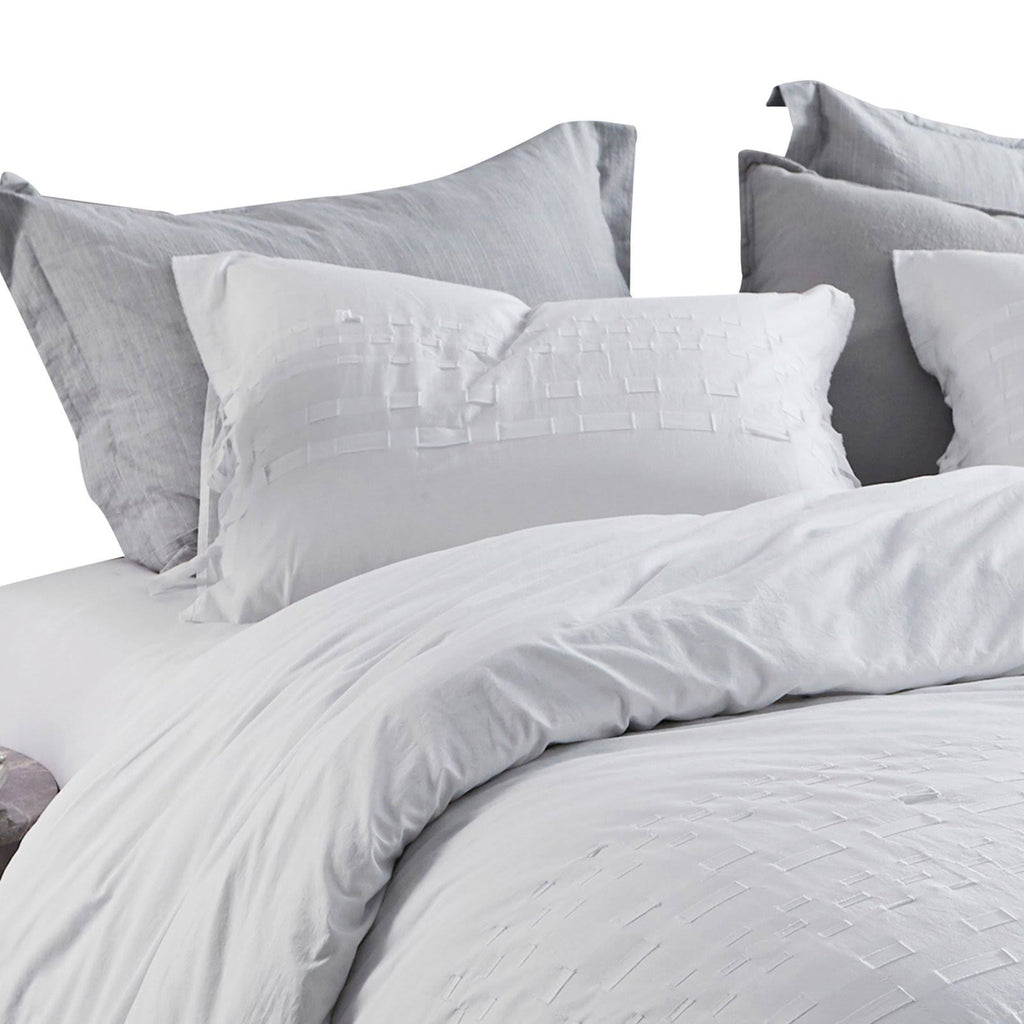 White Oversized King Duvet Cover M679007