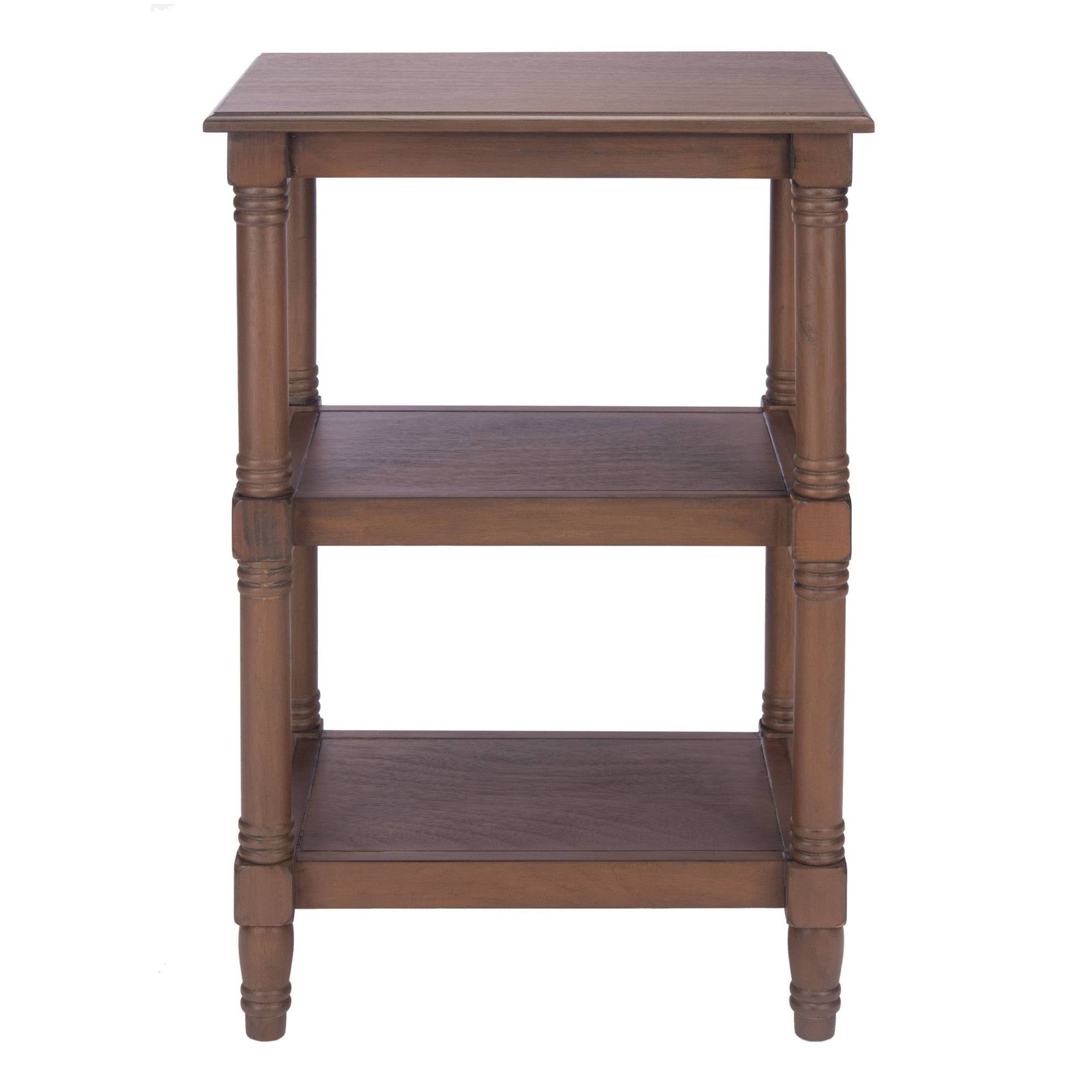 Brown 3 Shelf Accent Table Z9649