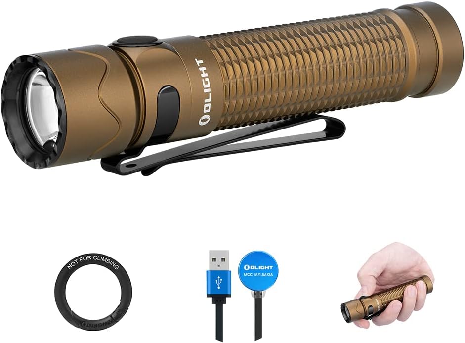1750 Lumens Rechargeable Tactical Flashlight with Dual Switch and Proximity Sensor N474