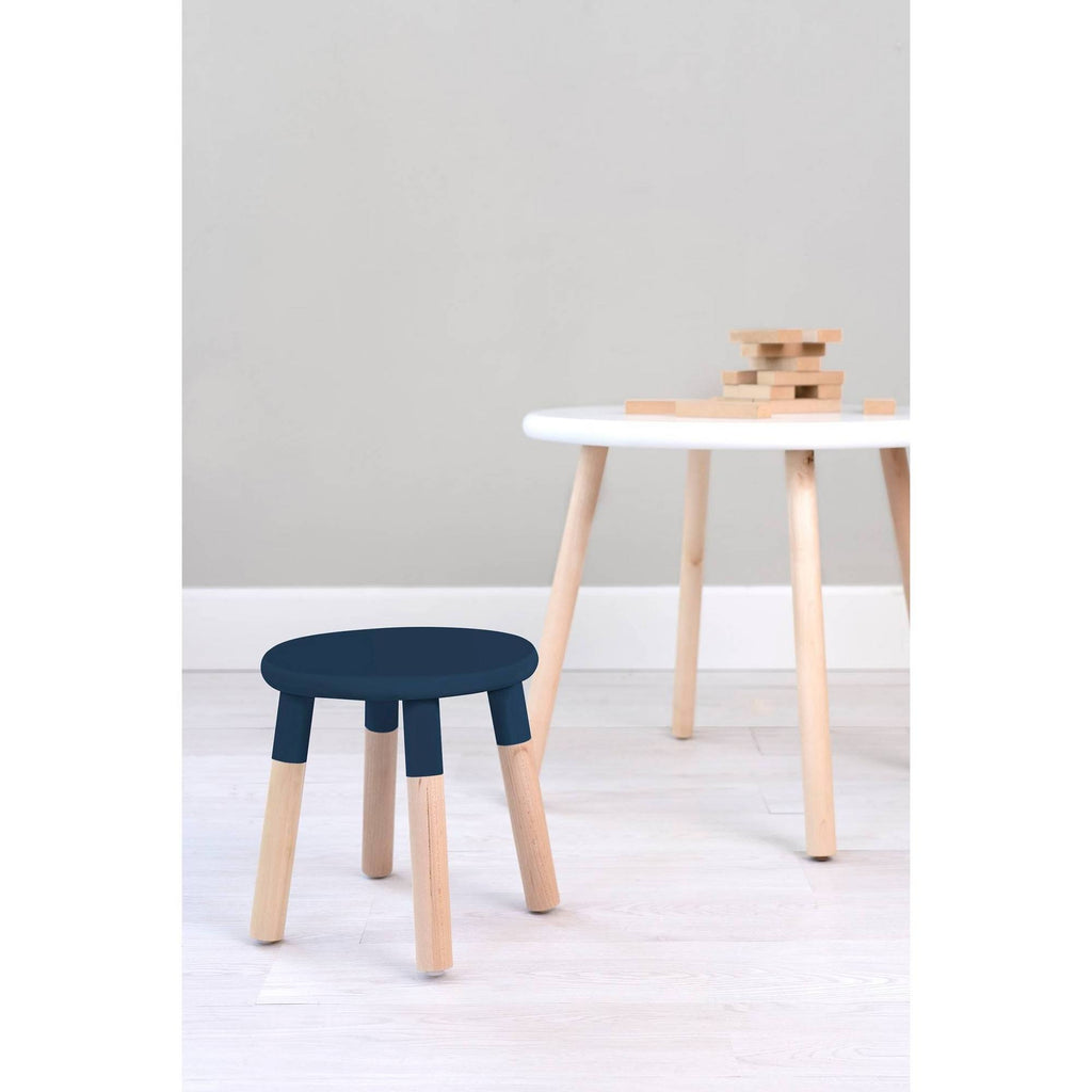 Kids Chair, Set of 2, Maple, Deep Blue I345039