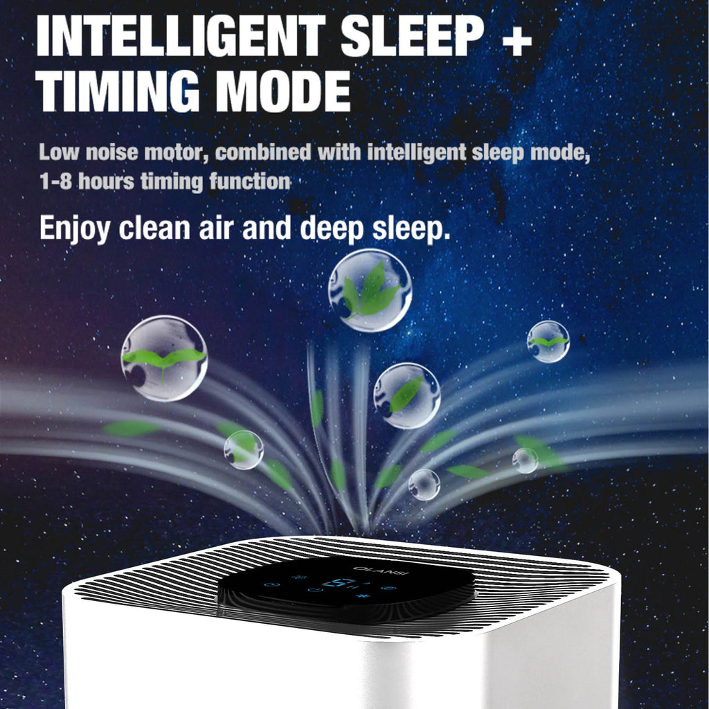 White HEPA Air Purifier Q490