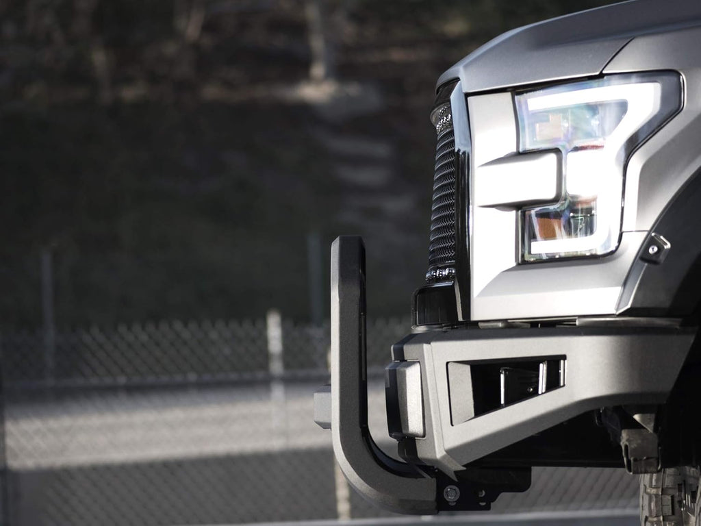 Matte Black Bull Bar with LED S5046