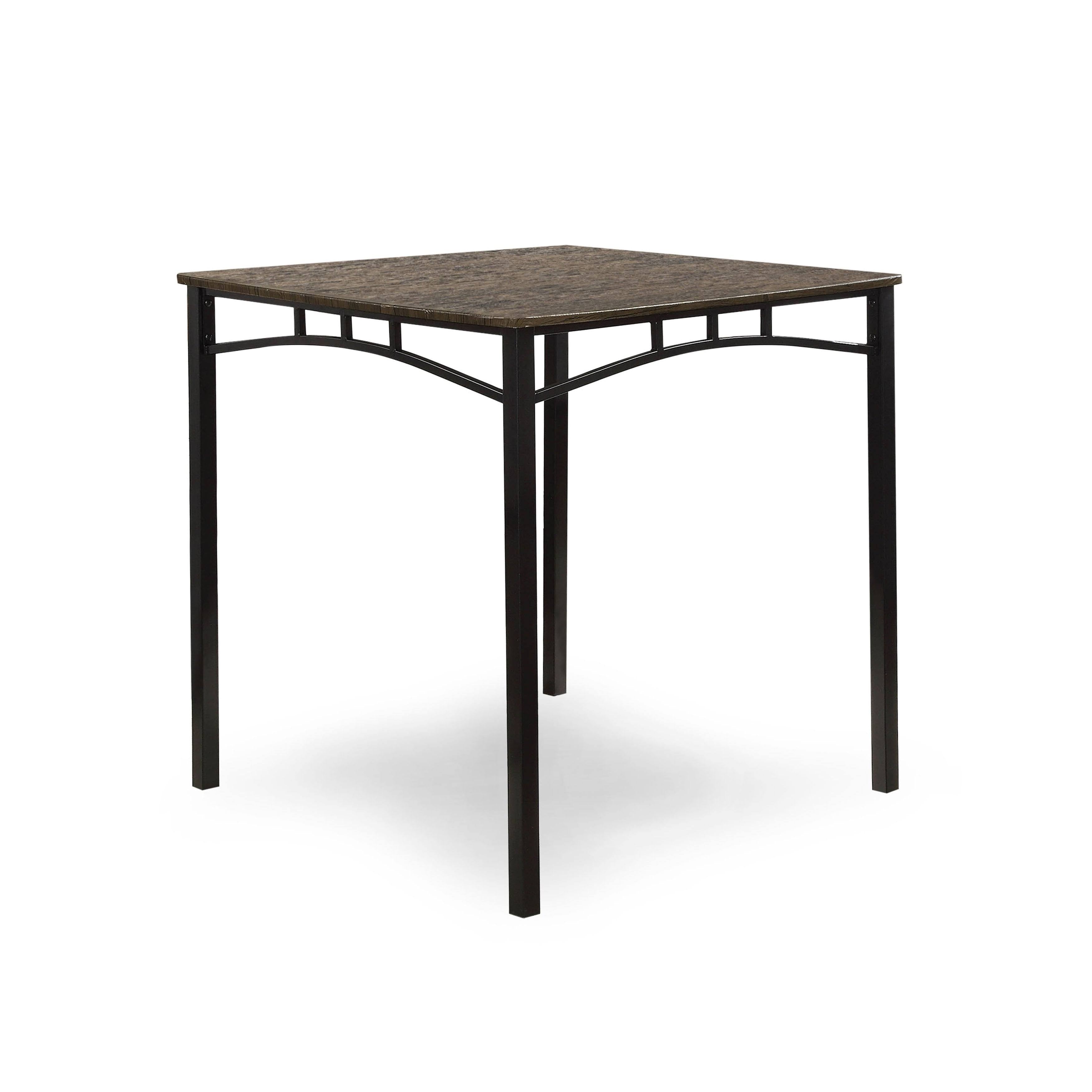 Rustic Brown Metal 5-Piece Counter Set U986178