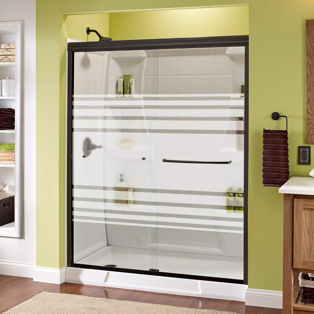 Semi-Frameless Sliding Shower Door 60in.x70in S51455