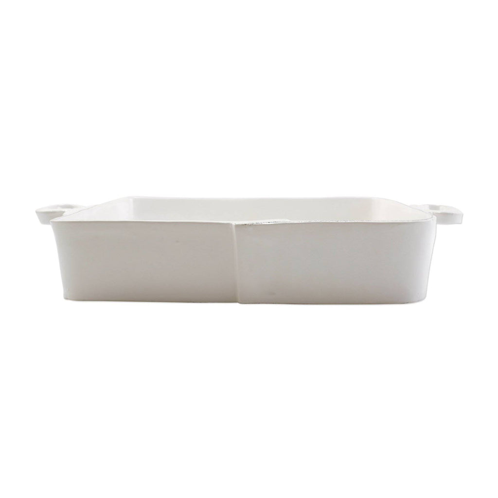 White Large Square Baker F3176