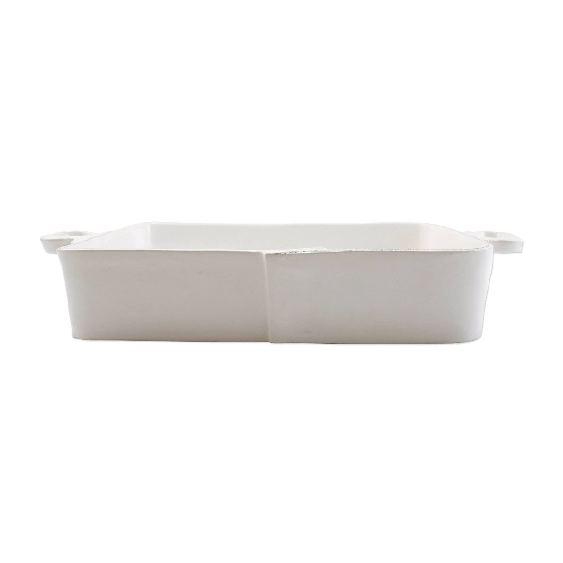 White Large Square Baker F3176