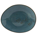 Azure 12x22 x 9 3/4x22 China Ellipse Plate - 12/Case E83234