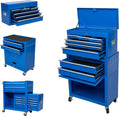 Red Rolling Tool Chest with 4 Wheels and Lock L7787