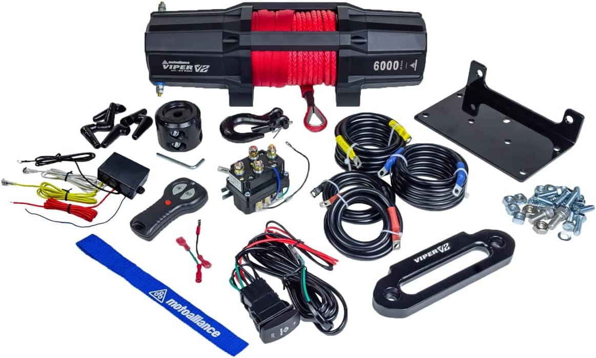 6000lb UTV Winch with Wireless Remote X809