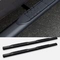 4 Oval Side Step Nerf Bars Matte Black V736