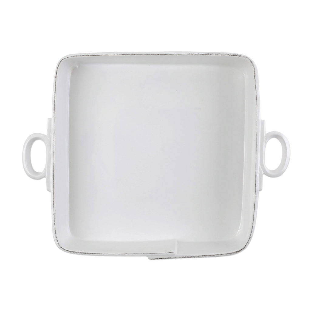 White Large Square Baker F3176