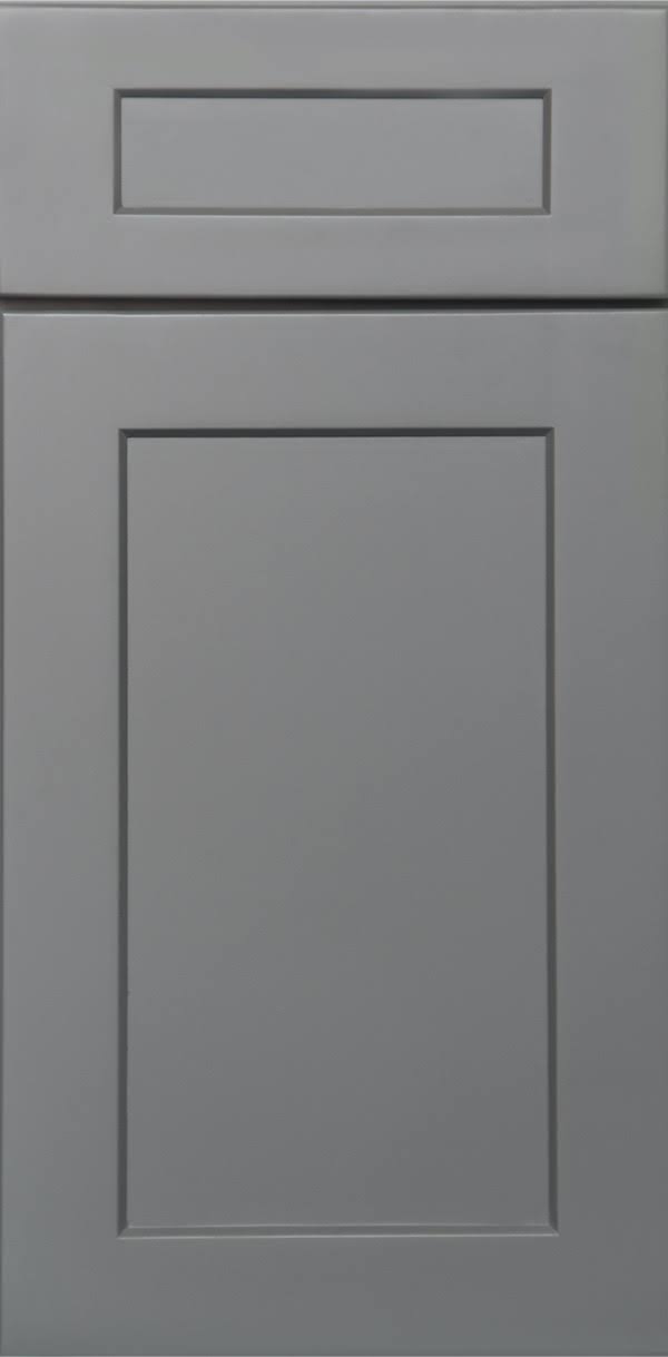 Grey Wall Cabinet with 1 Door and 2 Shelves Q6875