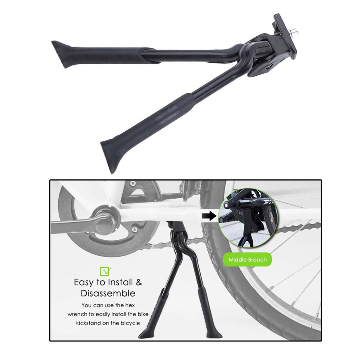 Double Leg Bike Kickstand U725738