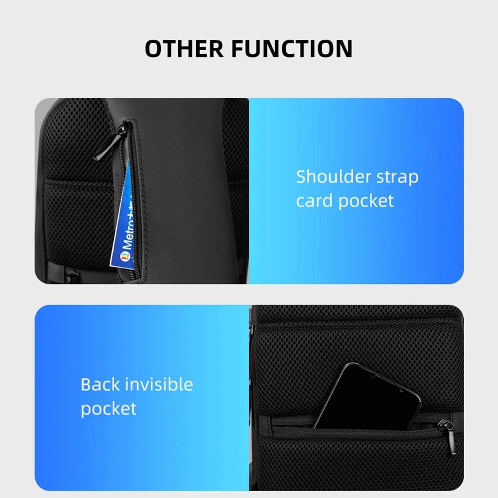 TSA Lock Crossbody Chest Shoulder Bag T98865