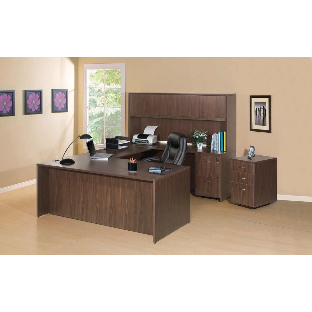 Walnut Laminate Oval Conference Table T8413