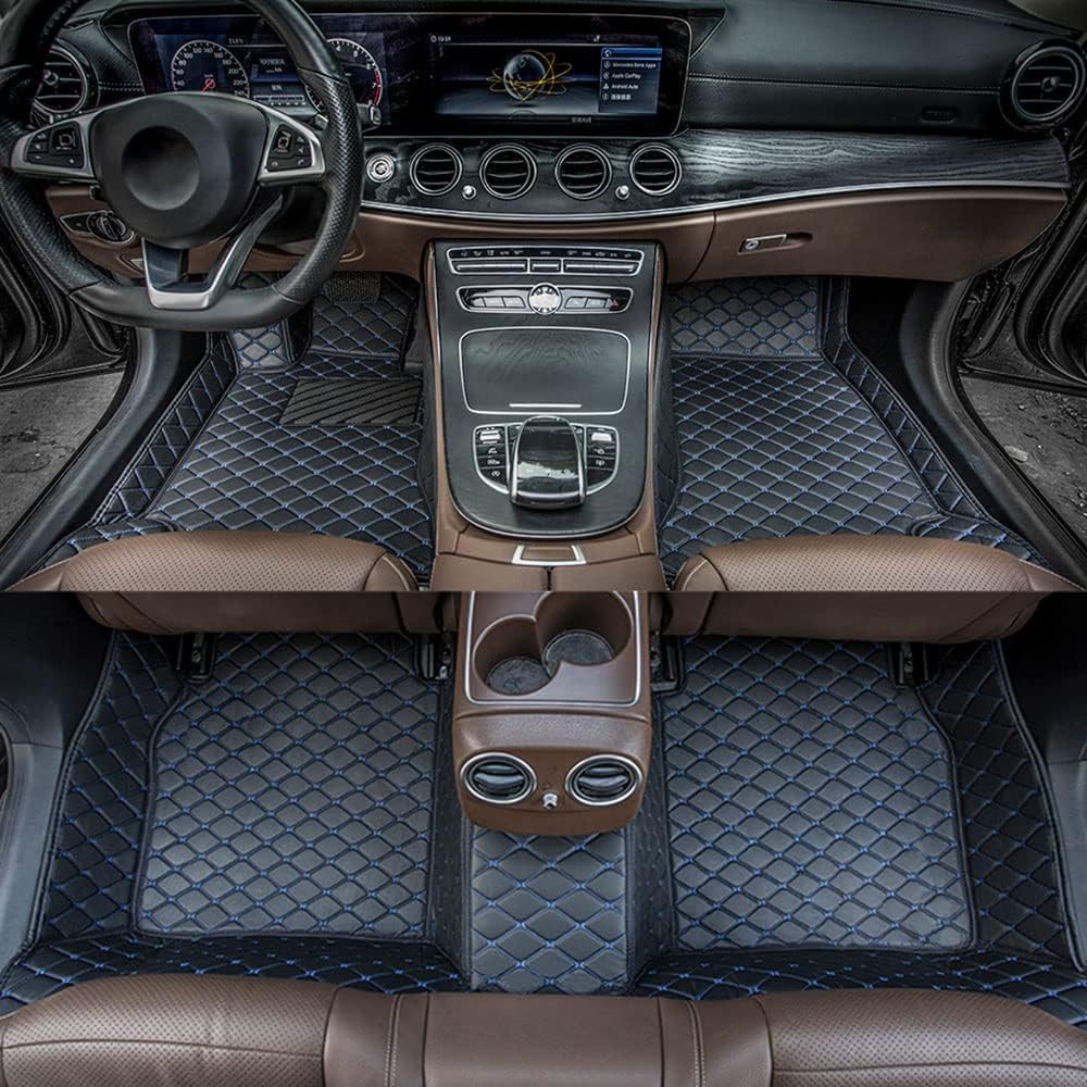 Car Floor Mats for Toyota Tundra 2001-2022 All Weather Non-Slip Leather Floor Liners K891669