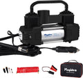 12V Double Cylinder Portable Air Compressor Tire Inflator with Pressure Gauge Y48961
