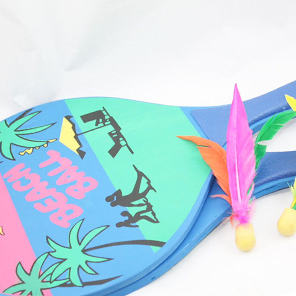 Beach Paddle Ball Game Racquet Set J8564