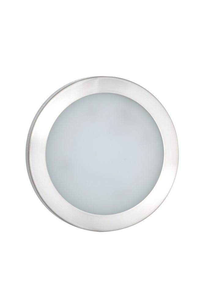 Satin Nickel 1-Light Flush/Wall Mount A606