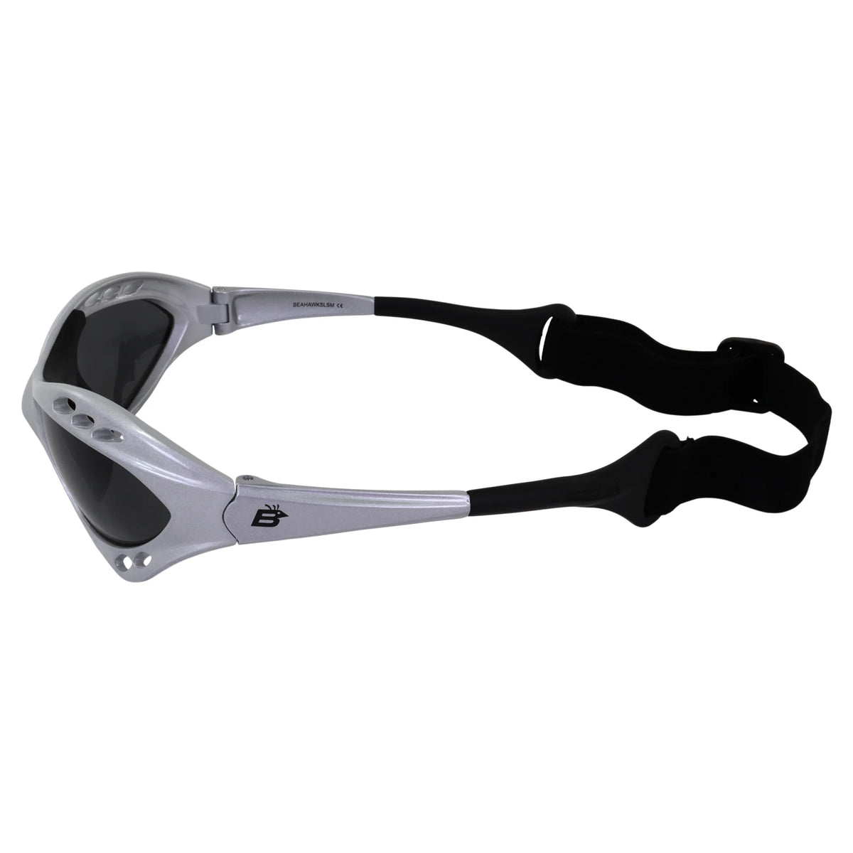 3 Pairs Padded Polarized Sunglasses w/Strap Silver Frame w/Smoke Lens & Black Frames w/Blue & Pink Mirror Lenses O987690