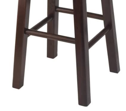 Antique Walnut 2pc Bar Stool Set I140