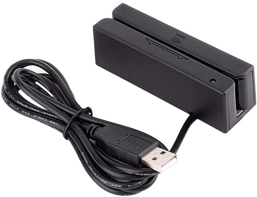 USB Credit Card Reader Magnetic Stripe Card Readers (Pack of 2) P6344