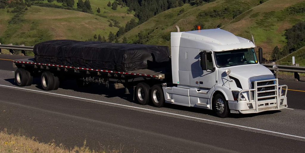 Black Combination Lumber Tarp 24x27 (8' Drop) X212290