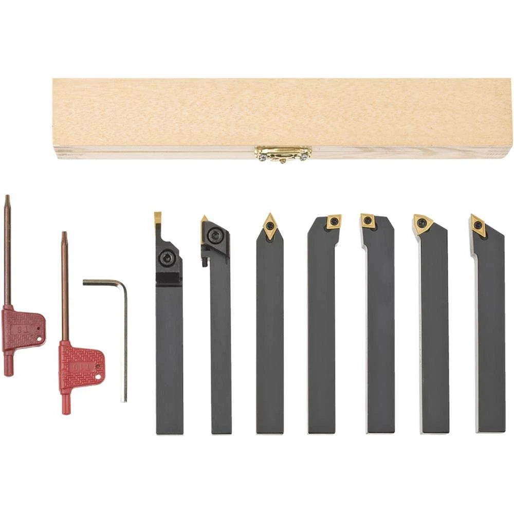 7-Piece Indexable Carbide Set, 1/2-Inch O376401