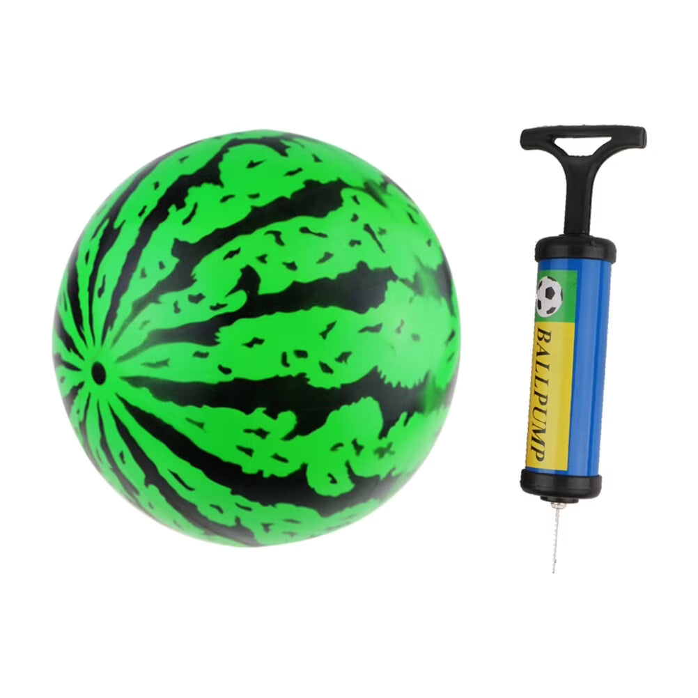 2Pcs 9 Inch Inflatable Bouncy Ball with Pump Kids Education Toys G817680