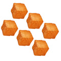 6 Pcs Simulated Tofu Kitchen Fake Fish Prop Restaurant Food Toys Photo Props J5442