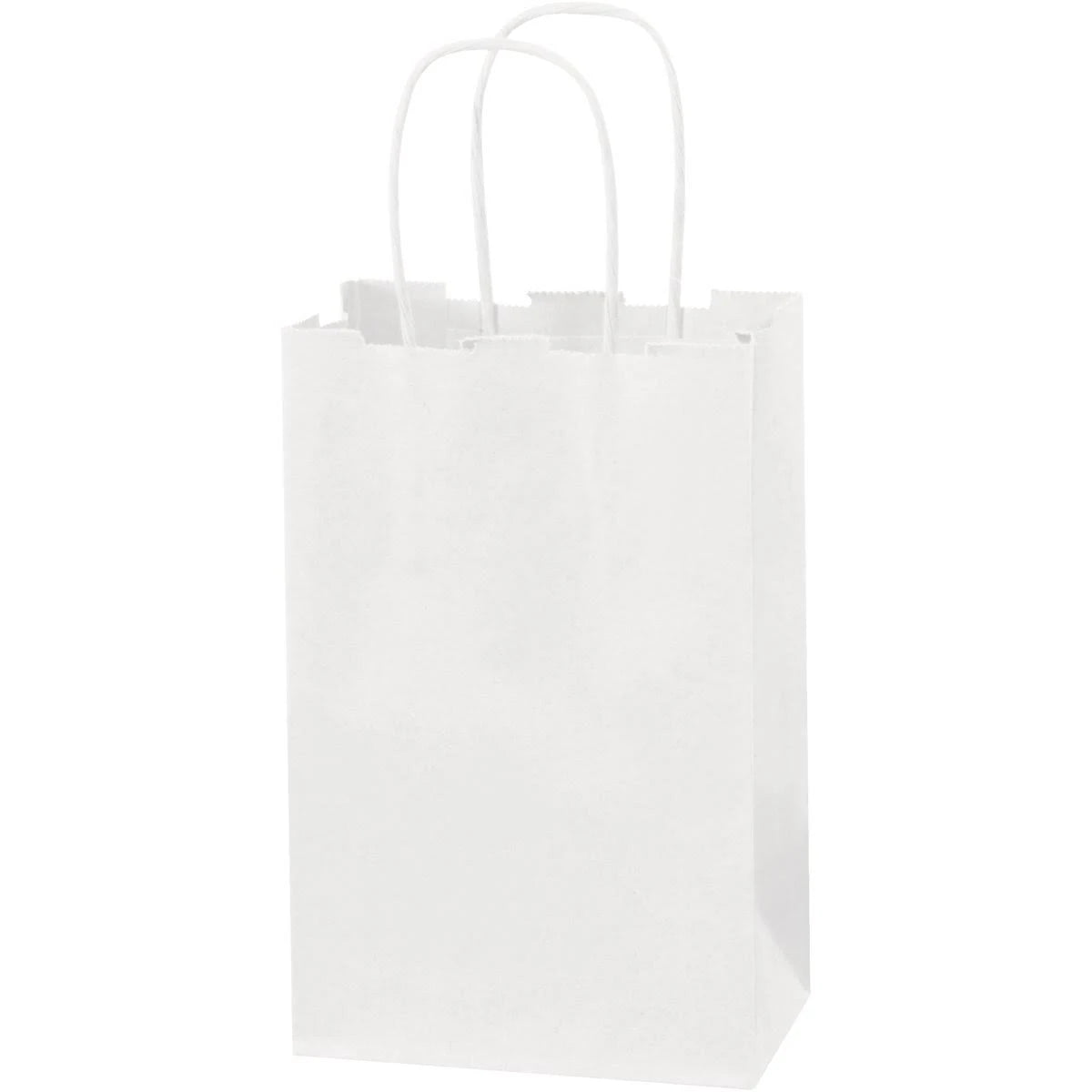 White Paper Shopping Bags A409