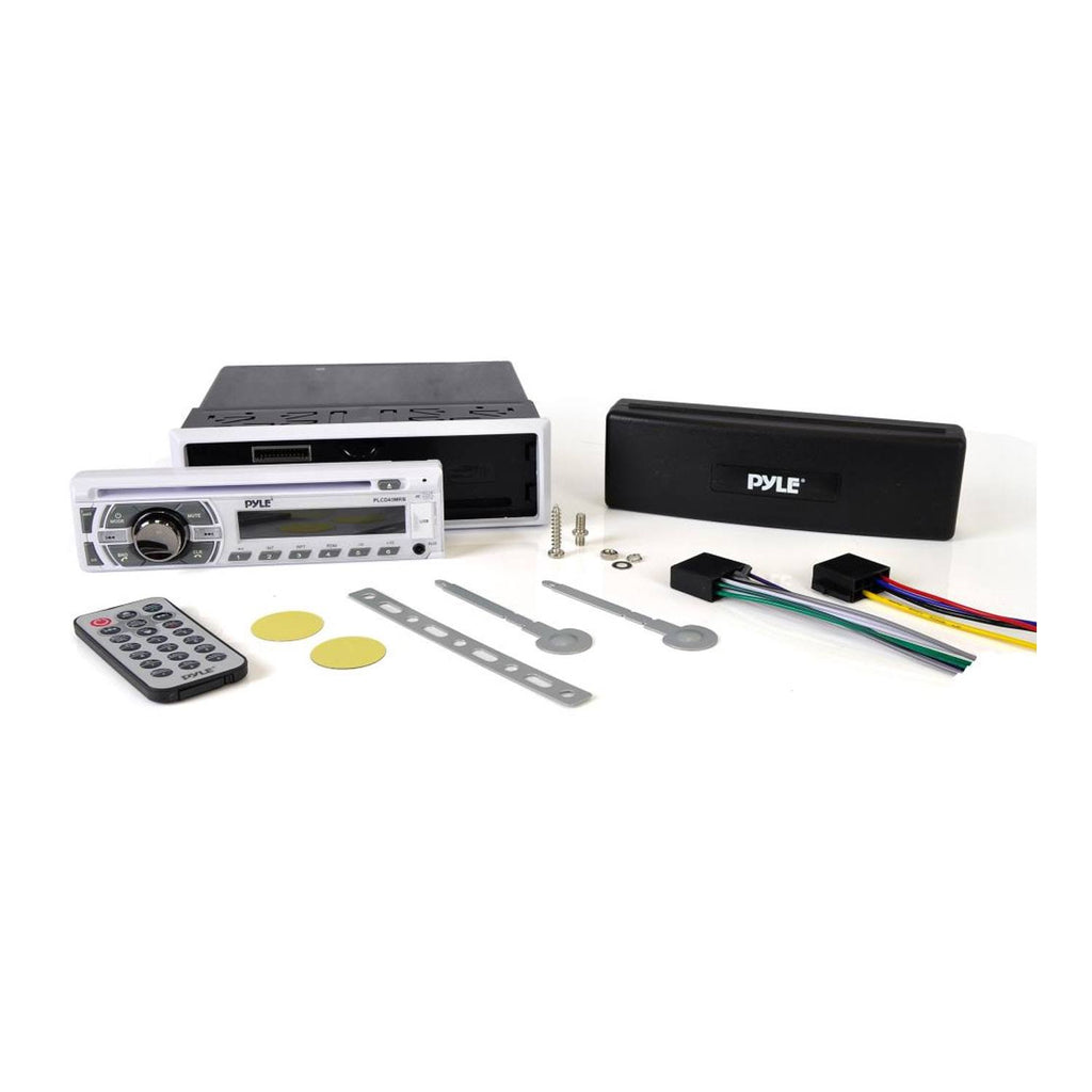 Single DIN Marine Bluetooth Stereo Receiver CD Player 4 Pack Y812