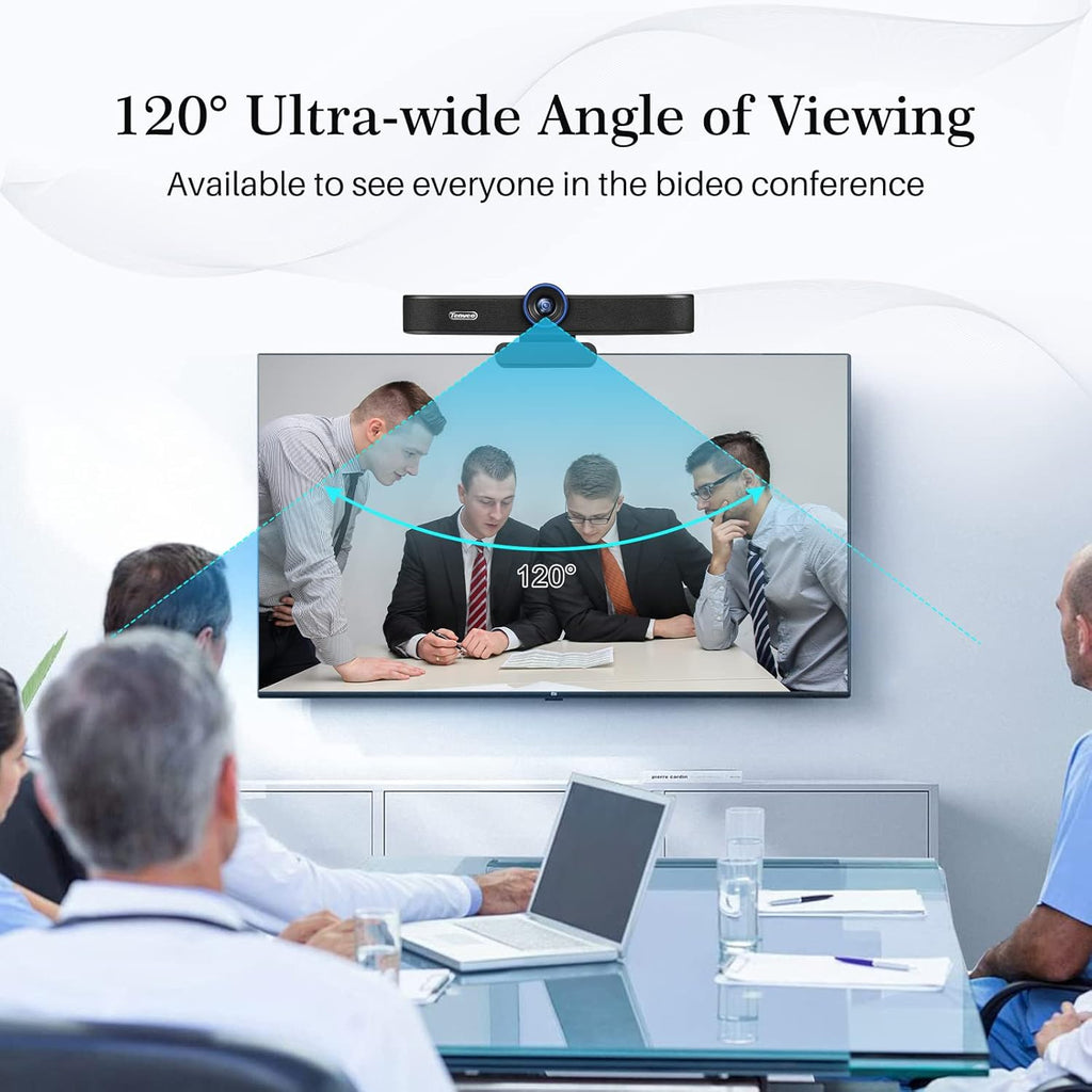4K Ultra HD All-in-One ePTZ Webcam USB 3.0 with Expansion Microphone R8628