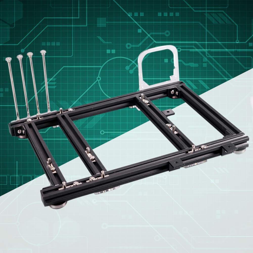 Black Aluminum Open Air PC Test Bench Pack of 2 T219271