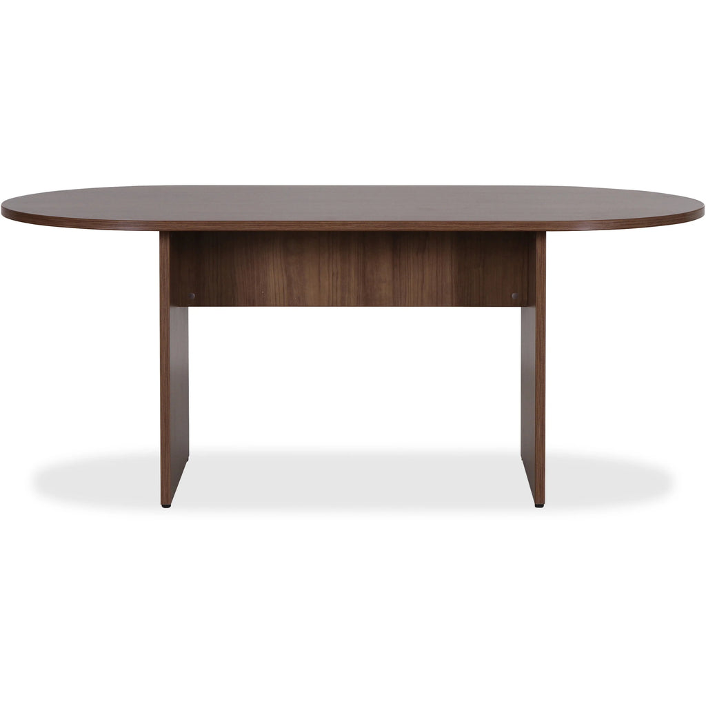 Walnut Laminate Oval Conference Table T8413